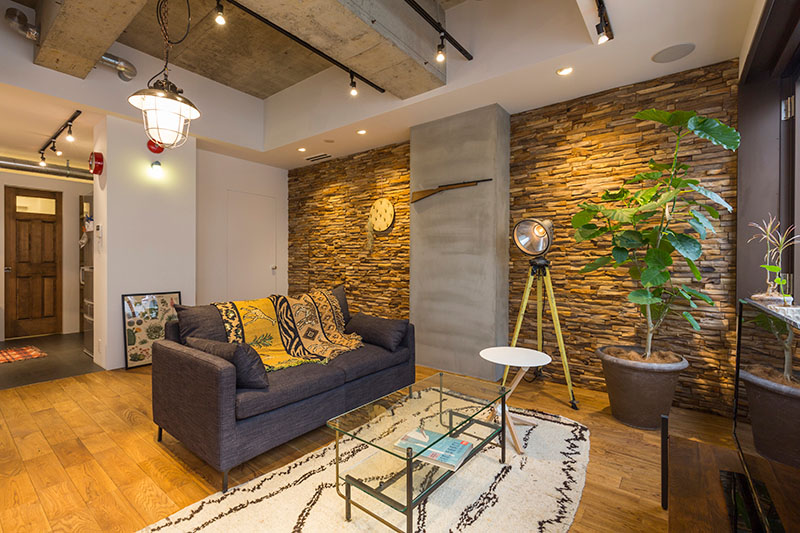 リノベーションされたLDK