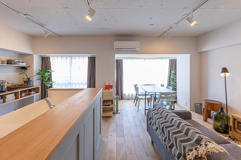 掃き出し窓のあるLDK